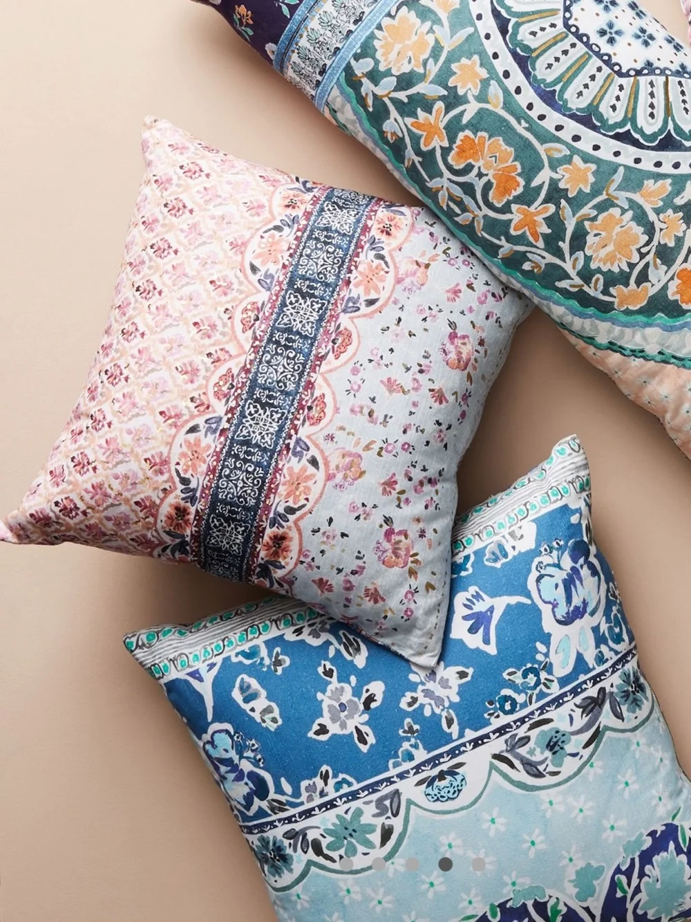Anthropologie Aurora Pillowcase | 18” x 18”